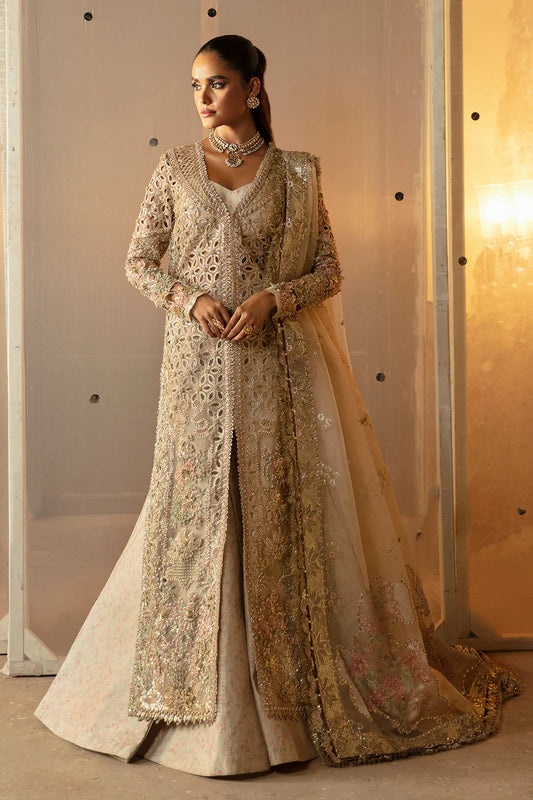 Afrozeh-Aniqa Luxury Organza Embroidered 3Pc Unstitched Suit PA-176