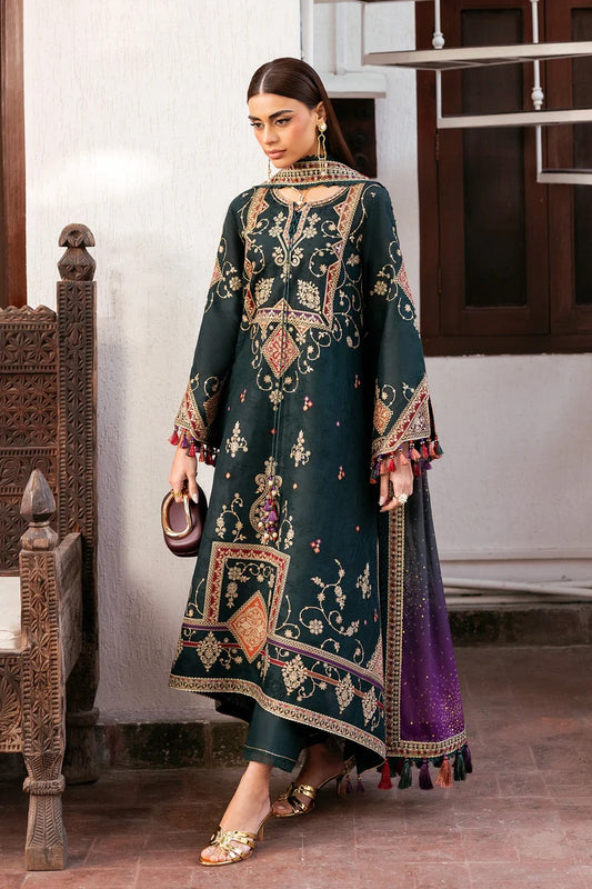 Jazmin Luxury Embroidered Lawn 3Pc Unstitched Suit SL26-D03