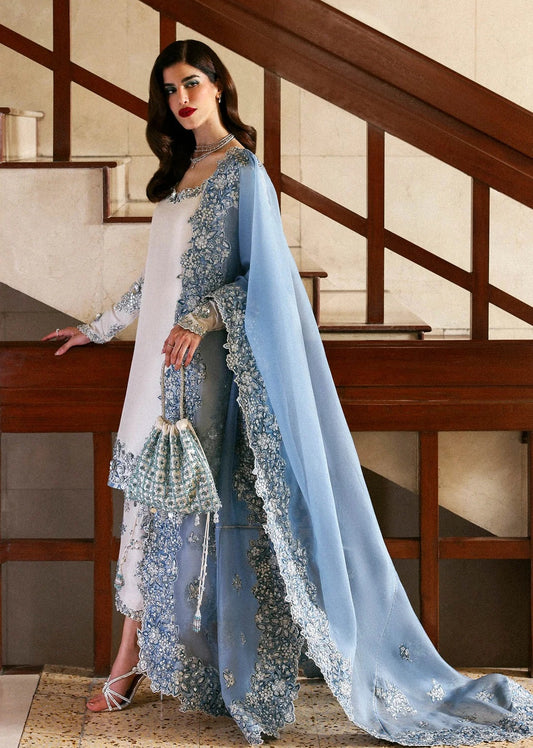 Hussain Rehar - Virelle - Lawn Embroidered 3 Piece Unstitched