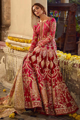 Mohsin Naveed Ranjha Wedding Couture Peshwas MUMTAZ Raw Silk - 09617