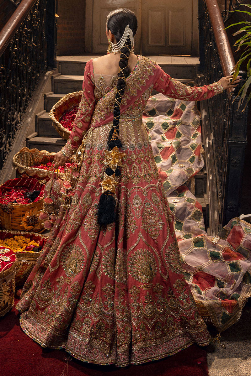 Mohsin Naveed Ranjha – Sabaa Fully Hand Work On Raw Silk Unstitched