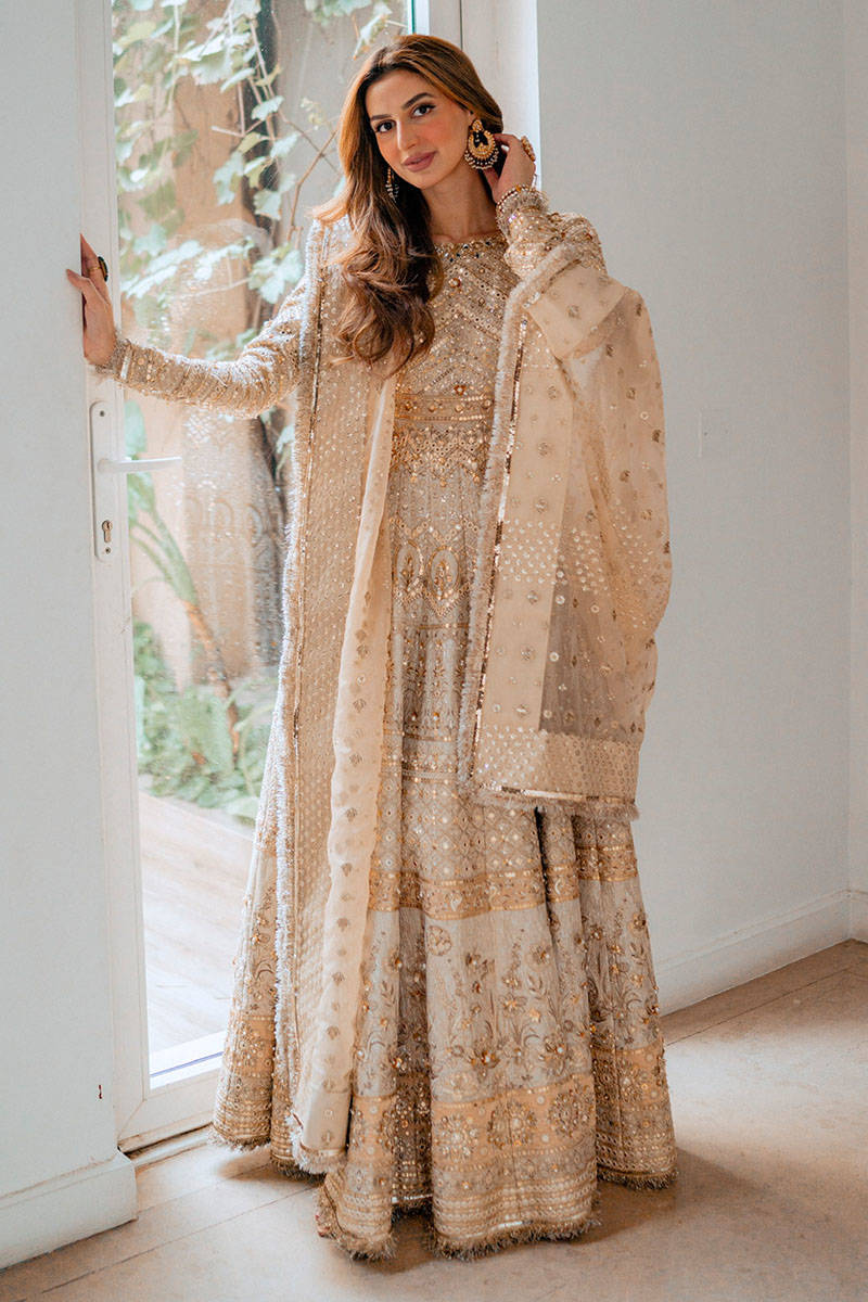 Zarlish by Mohsin Naveed Ranjha Embroidered Suits Unstitched 3 Piece MNR23-Z4 ZWU-23-32 Moti - Festive Collection