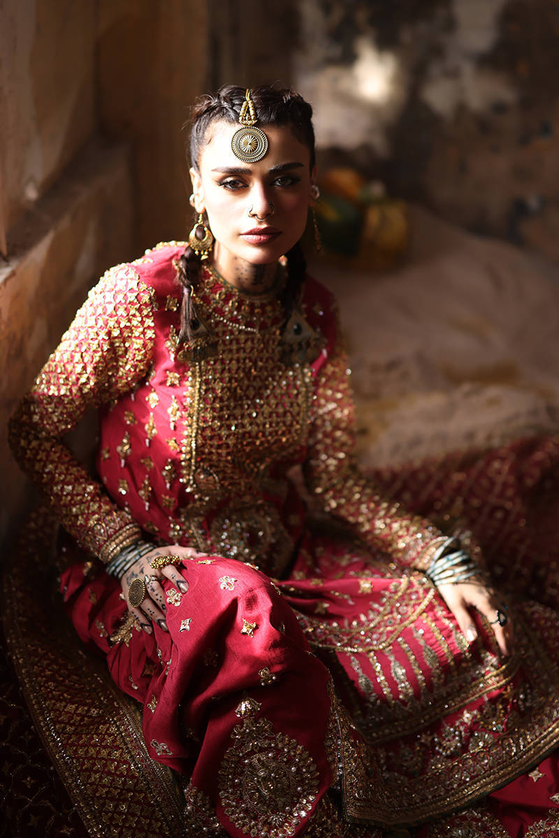 Moshsin Naveed Ranjha Orgnaza Hand Made Collection Ruhi Begum