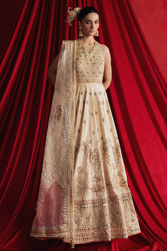 Mohsin Naveed Ranjha Luxury Hand Embroidered Raw Silk Collection MAHAJABEEN -33