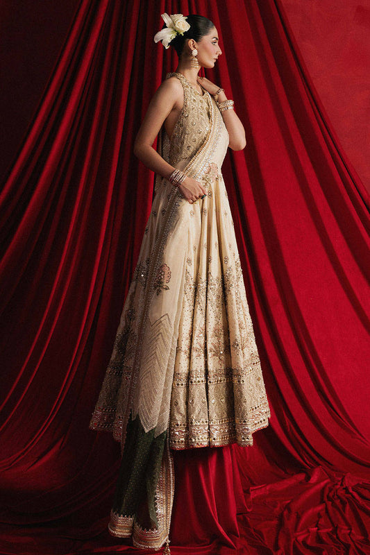 Mohsin Naveed Ranjha Luxury Hand Embroidered Raw Silk Collection MAHAJABEEN -33