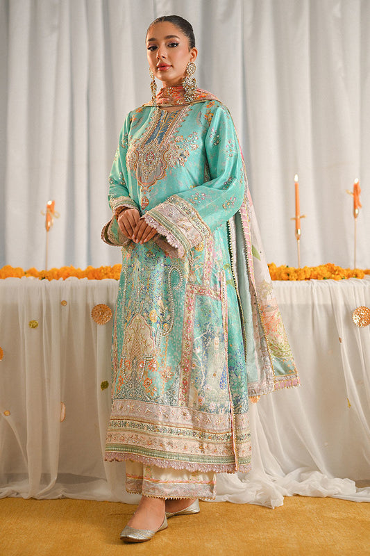 Ansab Jahangir Luxury Swiss Digital Printed & Embroidered Unstitched Collection Faraal