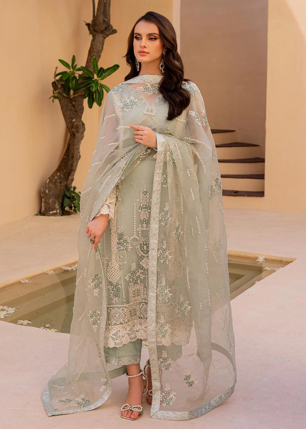 Mushq ENRICA Luxury Festive Organza Collection 3 Pieces Unstitched ENRICA ESP23-07