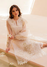 Mushq Ivory Fone wedding edition ESP23-09 Fully Embroidered Organza 3 Pieces Unstitched Marisa