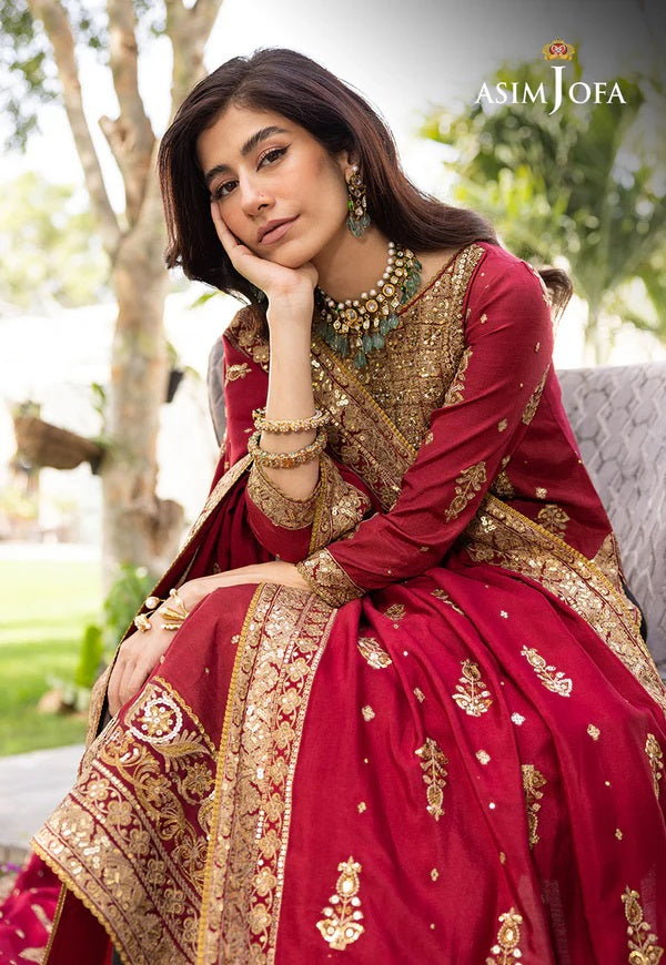 Asim Jofa Luxury Chiffon Embroidered Collection AJJH-02