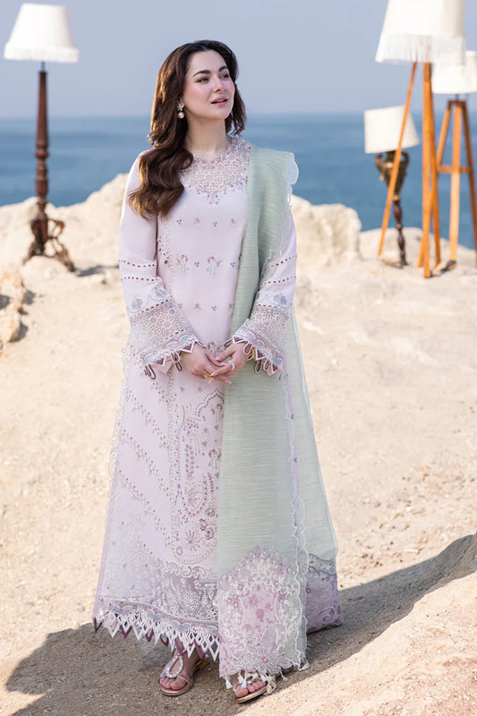 Qalamkar Sahil Kinare Luxury Lawn Collection 2024 - Nia