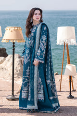 Qalamkar Luxury Lawn Embroidered Unstitched Collection FP-16 KIRA
