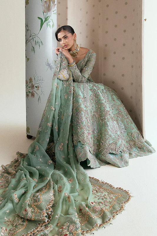 Suffuse Wedding Festive Organza Hand Emblishment Suit ASHAL