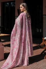 Baroque Embroidered Lawn 3 Piece Unstitched Suit UF-315 - Summer Collection