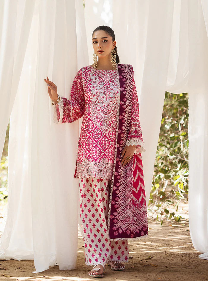 Tahra by Zainab Chottani Embroidered Lawn Unstitched 3Pc Suit D-04B LEENA