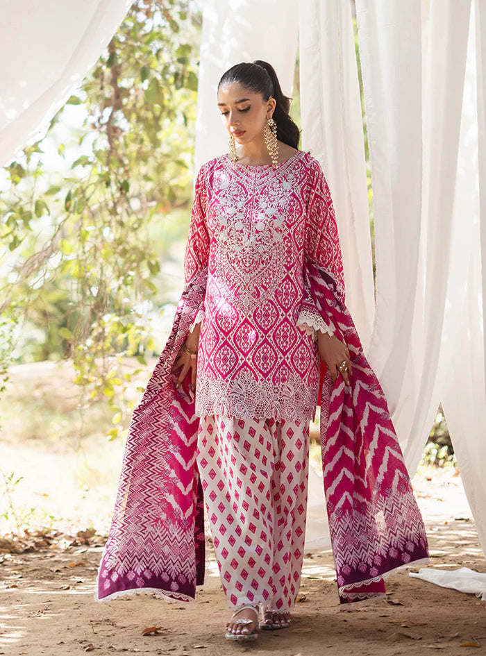 Tahra by Zainab Chottani Embroidered Lawn Unstitched 3Pc Suit D-04B LEENA