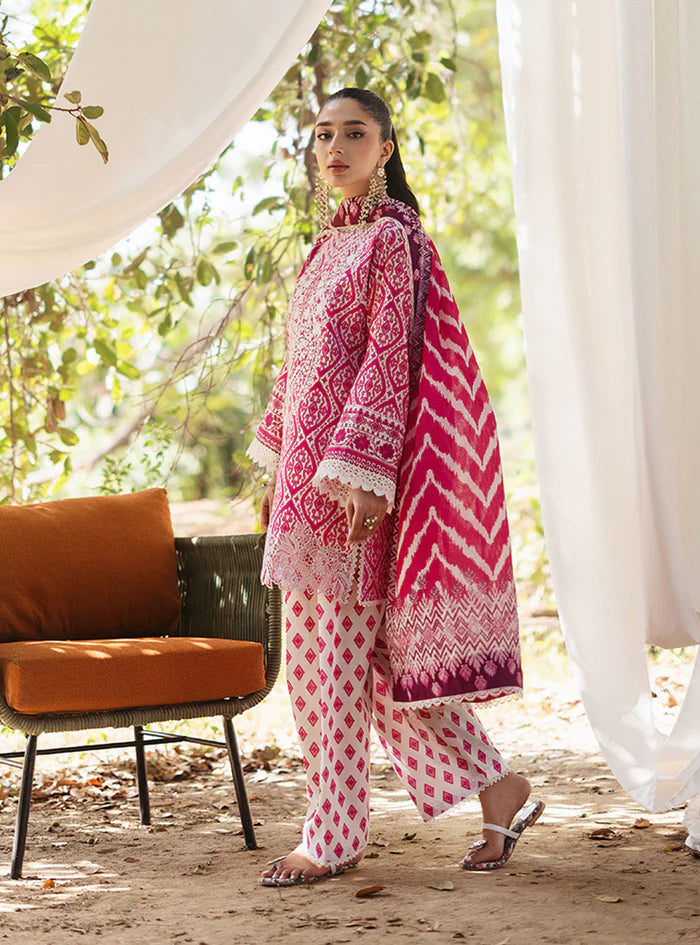 Tahra by Zainab Chottani Embroidered Lawn Unstitched 3Pc Suit D-04B LEENA