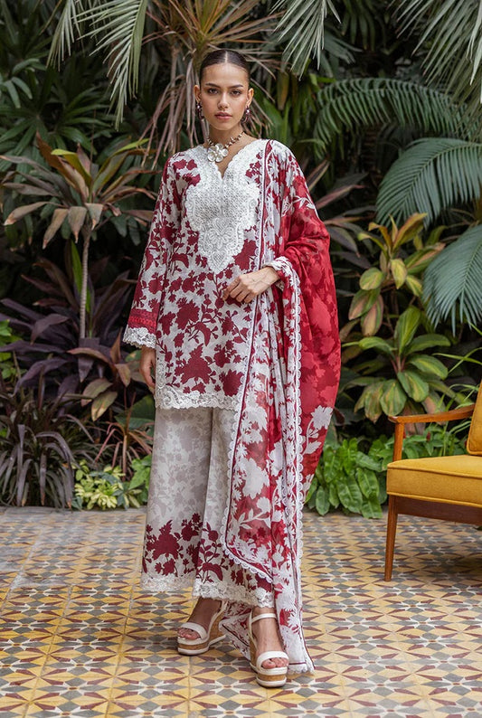 Zainab Chottani - Ruhi - Lawn Embroidered 3 Piece Unstitched