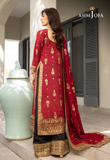 Asim Jofa Luxury Chiffon Embroidered Collection AJJH-02