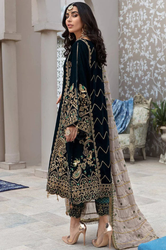 Eman Adeel Makhmal Collection 3 Pc Unstitched MK-2