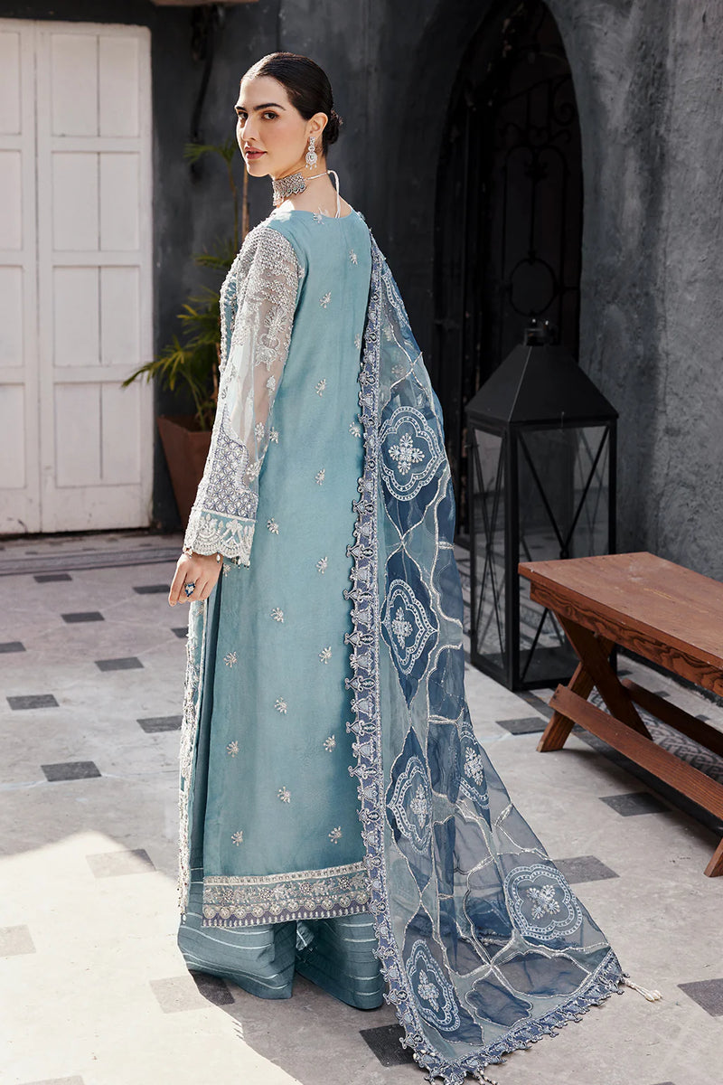 Nawabzadi by Emaan Adeel Luxury Formal Embroidered Organza Suit NW-02