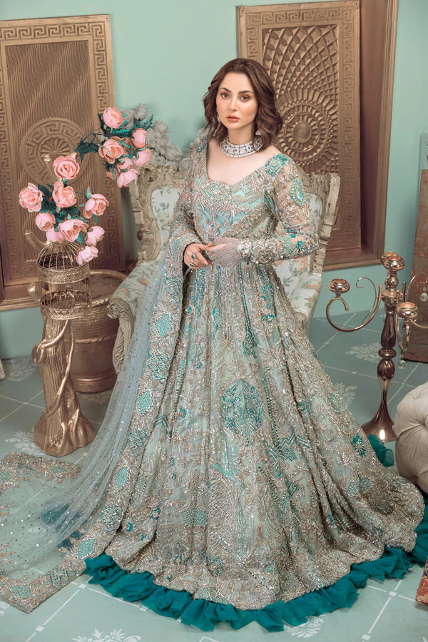 Ahmad Sultan AS-BRIDALS Fully Hand Emblishment Unstitched Collection Marie Antoinette