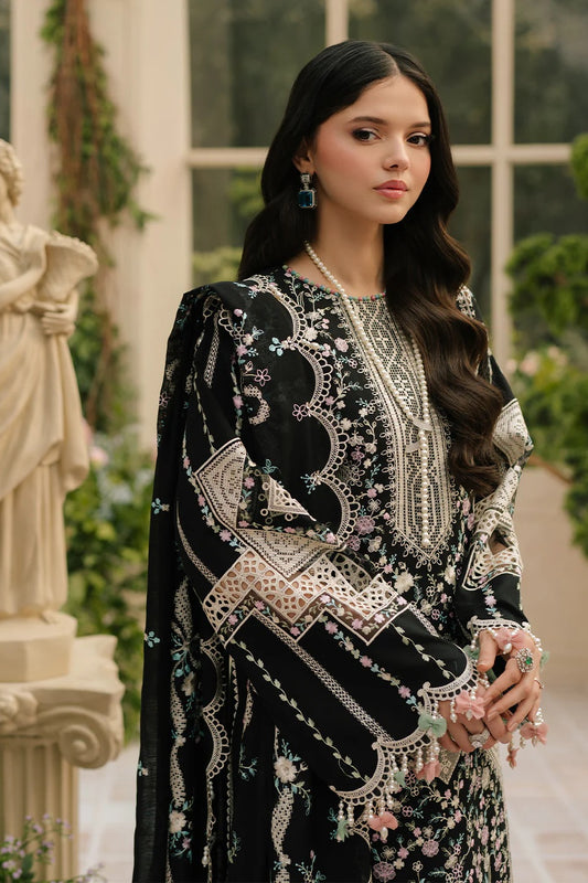 Bin Ilyas - 103 - B - Luxury Lawn Embroidered 3 Piece Unstitched  Fareesa
