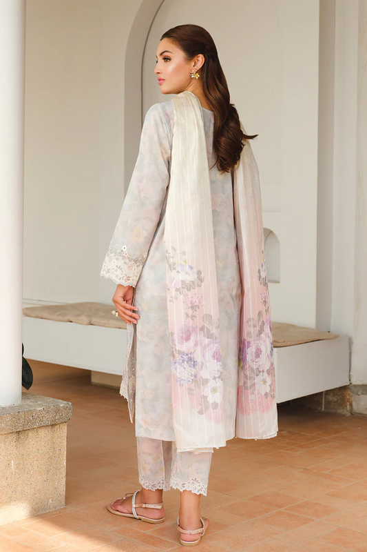 Baroque Luxury Lawn Embroidered Collection Unstitched UF-657