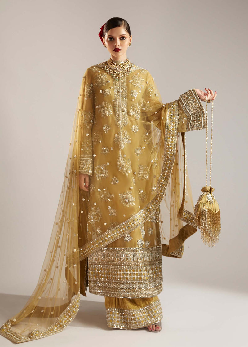 Hussain Rehar Mehndi Collection Fully Embroidered Hand Work Untitched