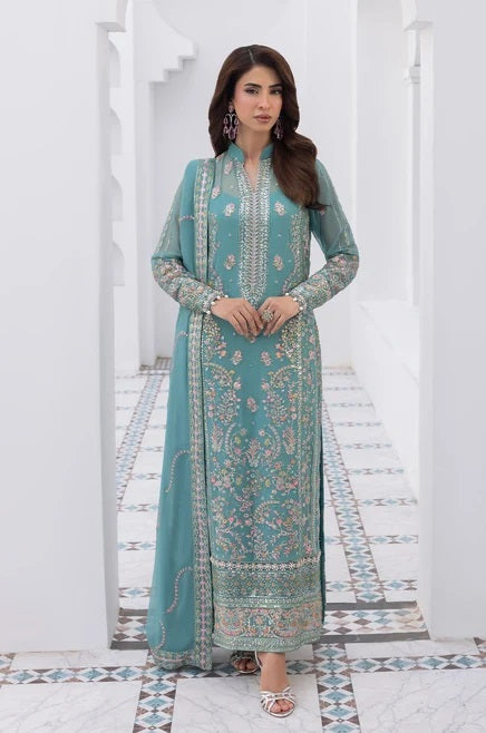 Gulaal Luxury Embroidered Chiffon 3Pc Unstitched Suit Desir