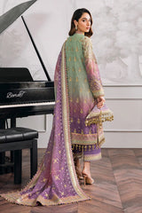 Baroque Chantelle Embroidered Luxury Chiffon Unstitched 3Pc Suit EC-08