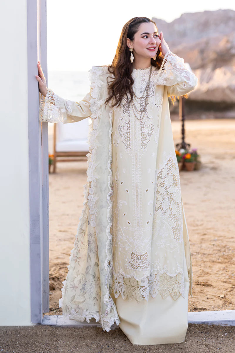 Qalamkar Sahil Kinare Jana Luxury Lawn Unstitched ChikenKari Collection