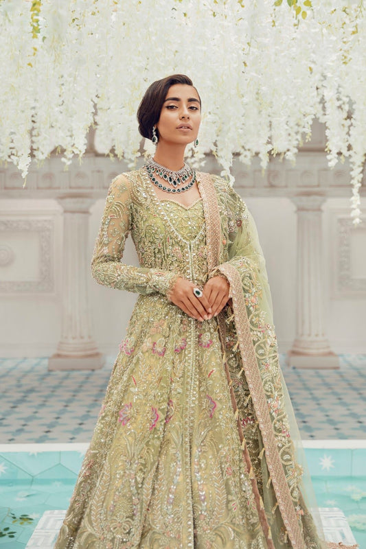 Suffuse Bridal Luxury Net Embroidered 3 Piece Unstitched - IRIDA