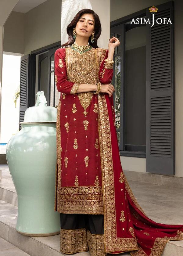 Asim Jofa Luxury Chiffon Embroidered Collection AJJH-02