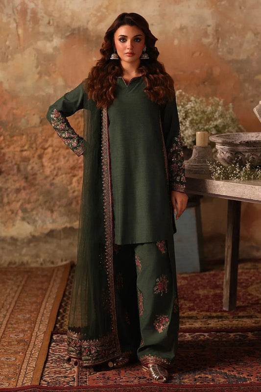 Charizma - Luxury Silk Embroidered 3 Piece Unstitched - CMA-5-079