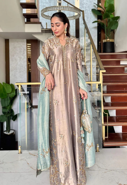 Mubashira Usman - Myssori Embroidered 3 Piece Unstitched - AC - 36
