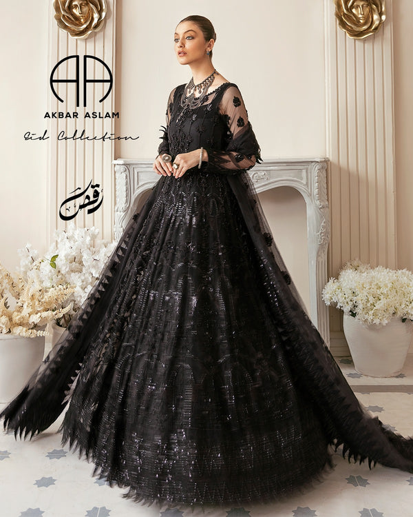 Akbar Aslam Raqs Wedding Formal Collection Unstitched 3 PCS Suit AAWC-1372 Vritra