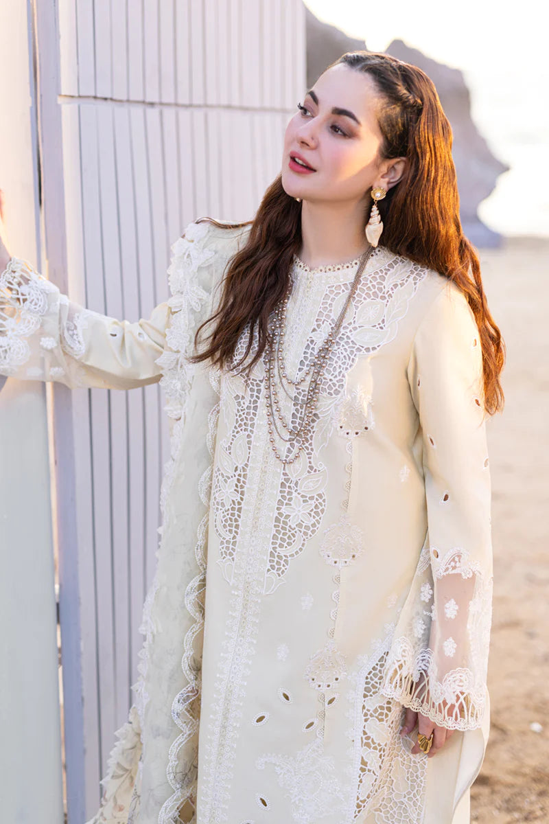 Qalamkar Sahil Kinare Jana Luxury Lawn Unstitched ChikenKari Collection