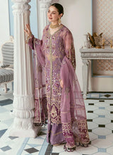 Celebrations by Elaf Luxury Handwork 3 Pieces Unstitched Suit ECC-3- MAUVELOUS