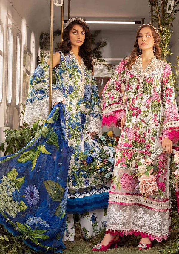 Maria.B Lawn Embroidered Unstitched MPrints MPT-2102-B