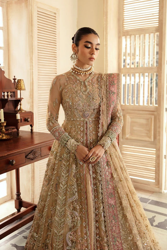 Soraya Luxury Net Embroidered 3 Piece Unstitched - Irina