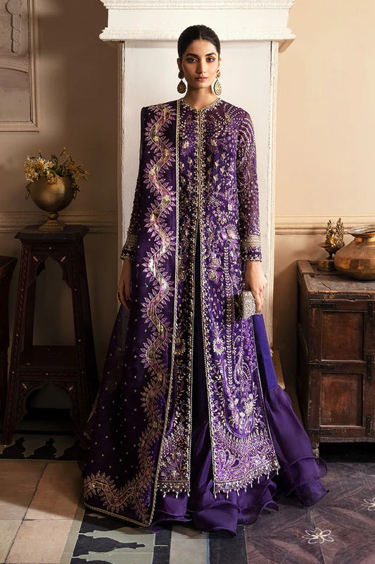 Soraya Luxury Organza Embroidered Unstitched 3 Piece - Maysa