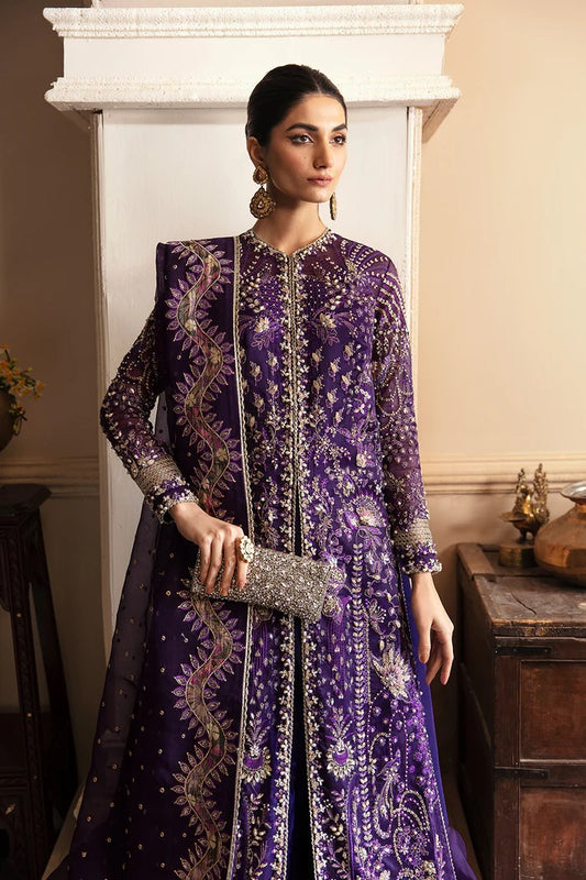 Soraya Luxury Organza Embroidered Unstitched 3 Piece - Maysa