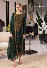 Asim Jofa Rang e Noor 23 AJRN-18 Chiffon Embroidered Unstitched