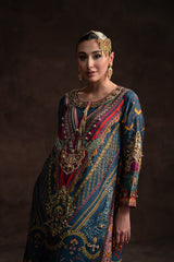 Ammara Khan Silk Formals Luxury Unstitched Collection Bold Glam