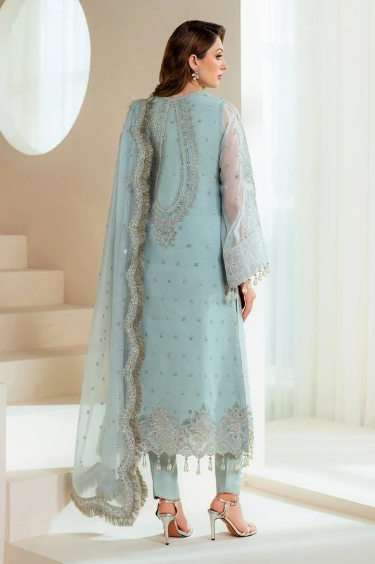 Alizeh Luxury Embroidered Organza Unstitched 3Pc Suit