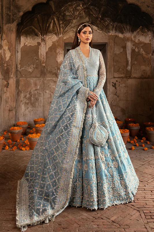 Faiza Saqlain NIRA Wedding Festive Net Embroidered Collection HANA