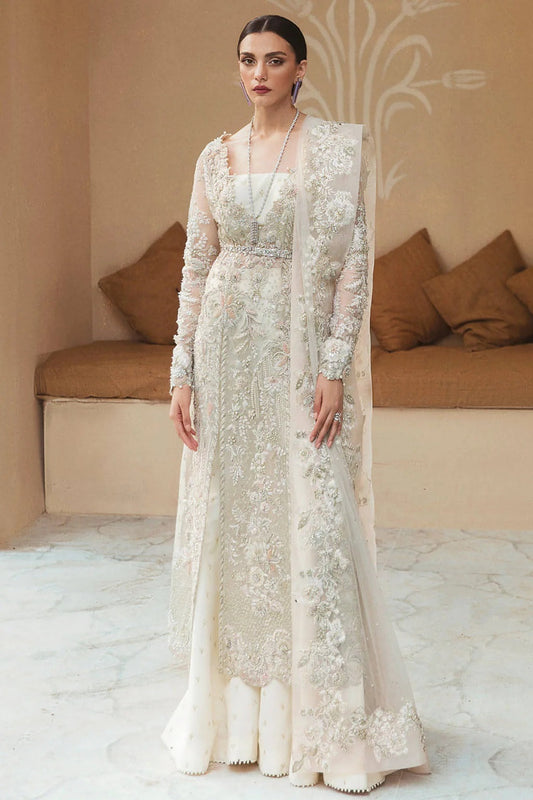Soraya Luxury Organza Embroidered Unstitched 3PC Suit - Anya - PA - 104