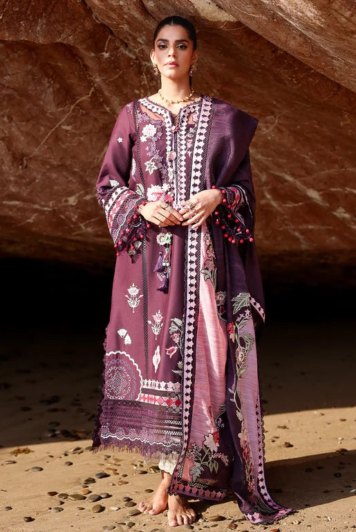 Saira Shakira - NOOR-2-A - Lawn Embroidered 3 Piece Unstitched