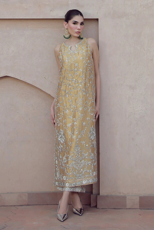 Shamsha Hashwani - Masysoori Handwork Embroidered 3 Piece Unstitched - Aakifah