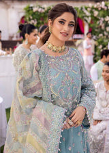 Kanwal Malik Maahi Festive Unstitched 3 Pc Organza Embroidered - Noor